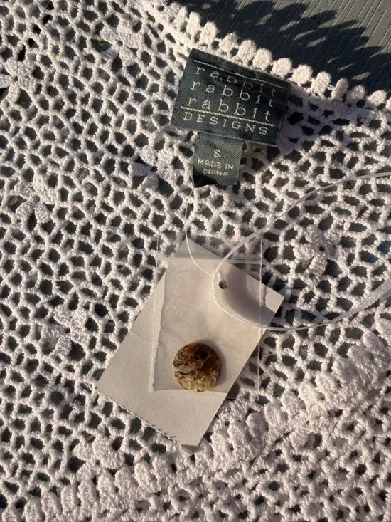 Handcrafted Rabbit Rabbit Rabbit Crochet Cardigan - Picture 3 of 6